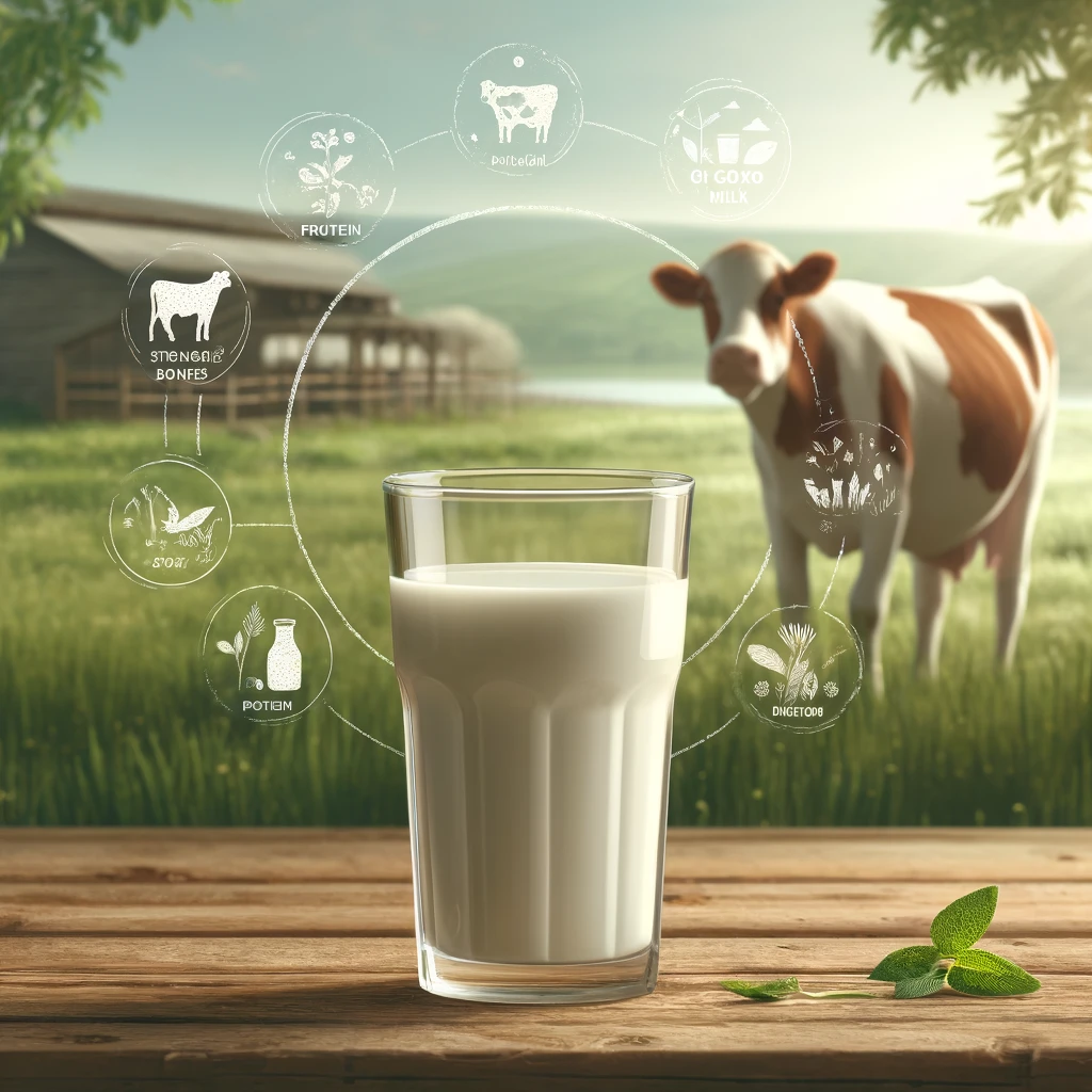 well health organic benefits of cow milk